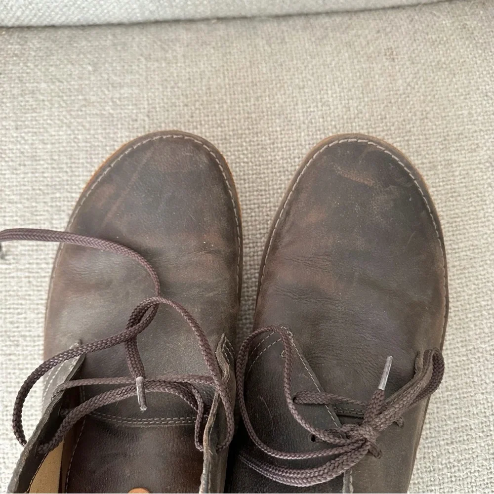Clark’s Oakland Rise Men’s Leather Chukka Shoes Sz 12